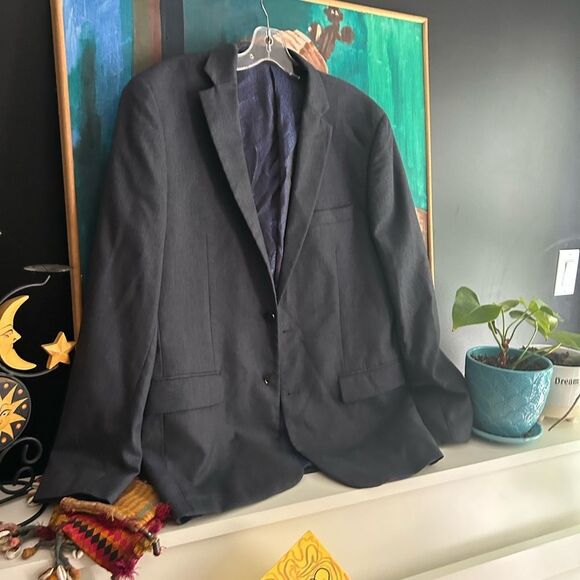 Haight & Ashbury Sophisticated Charcoal Men's Blazer 42 - Picture 10 of 12